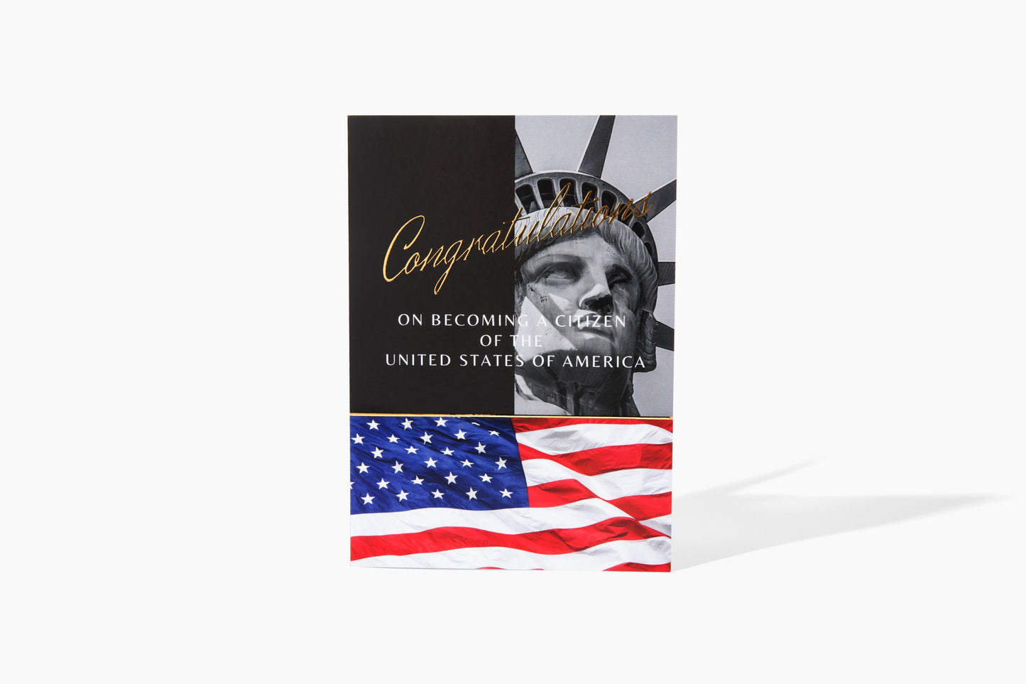 U.S. Citizenship Congratulations Greeting Card and Envelope Set