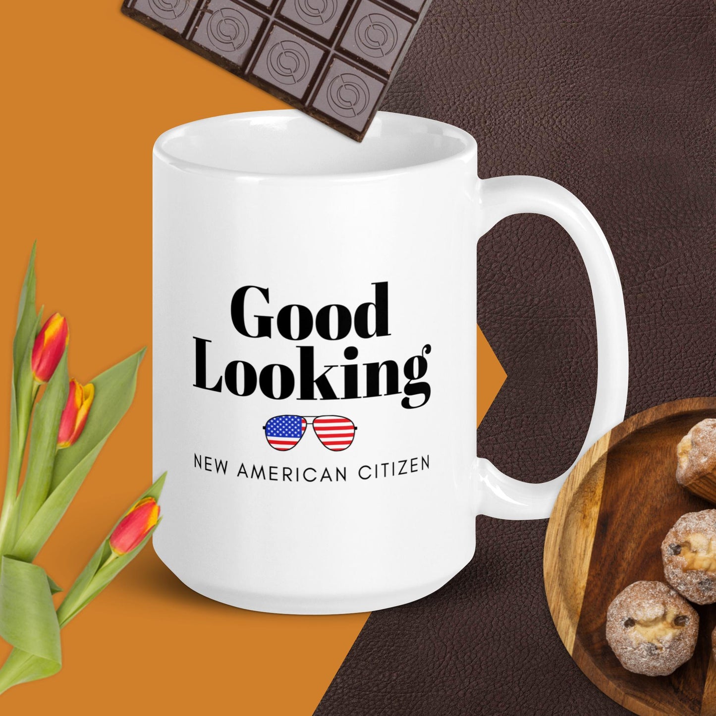Ceramic Coffee Mug Good Looking American